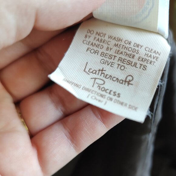 DKNY Black Leather Jacket - Size M - Picture 8 of 9